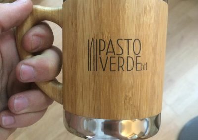 Termo impresión en taza de bambu